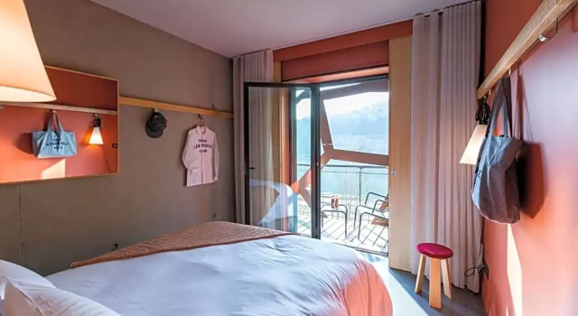 Номер Standard с видом на реку MOB HOTEL Lyon Confluence
