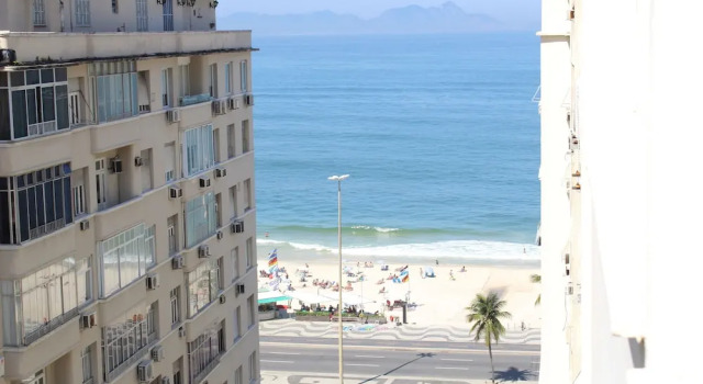 Luxo carioca na praia de Copacabana