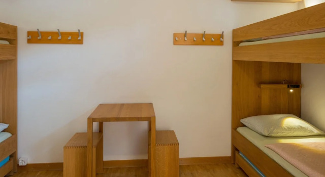 Кровать в общем номере (мужской номер) Pontresina Youth Hostel