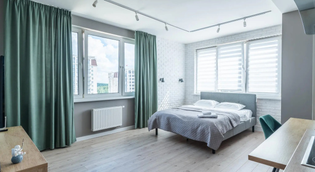 Апартаменты Bulbash Apartments (Бульбаш Апартаменты) на улице Мстиславца 8