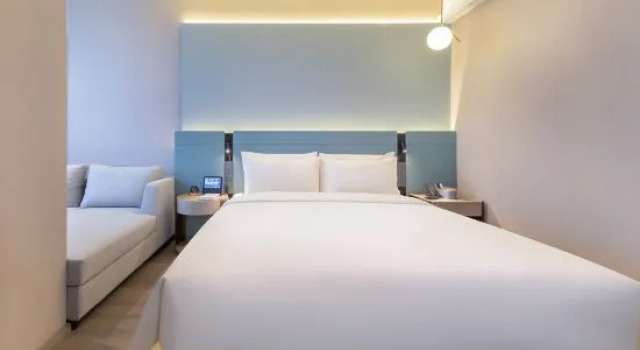 Двухместный люкс Atour S Hotel Tianjin Binjiang Road Hanglung Plaza