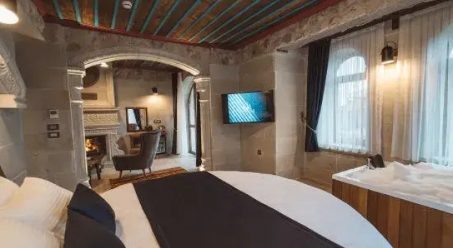 Двухместный люкс Royal Бутик-отель Leda Stone House Cappadocia