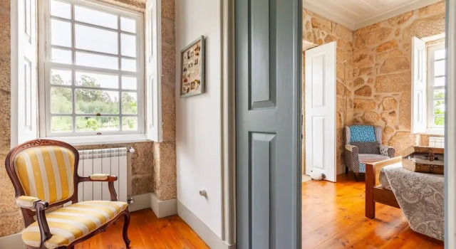 Двухместный номер Comfort с балконом и с видом на горы Casa do Cabeço