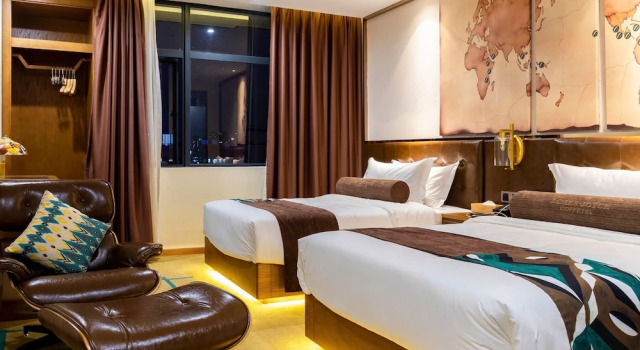 Двухместный номер Comfort James Joyce Coffetel Foshan Zhangcha