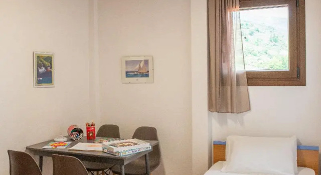 O podwyższonym standardzie studio i balkonem Cleopatra Hotel Horefto