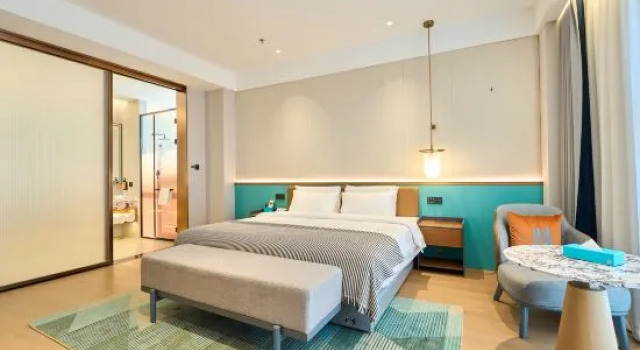 Семейный люкс Deluxe CityNote Xinuo Hotel (Taizhou West High-Speed Railway Station Branch)
