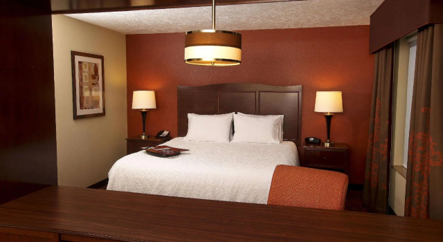 Двухместный люкс Hampton Inn & Suites Fargo Medical Center
