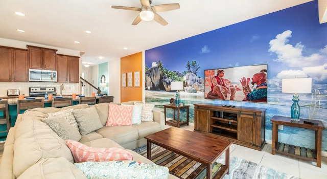 Вилла Sunny Retreat-colorful Home Pool Great Location