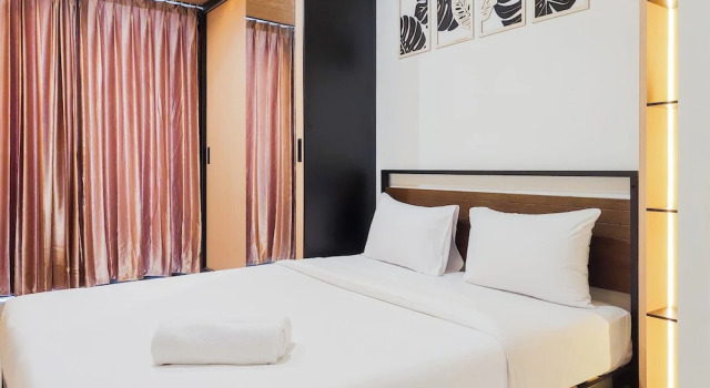 Студия Restful And Cozy Stay Studio With Balcon At Collins Boulevard Apartment