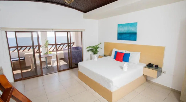 Люкс с видом на море Hotel Los Farallones