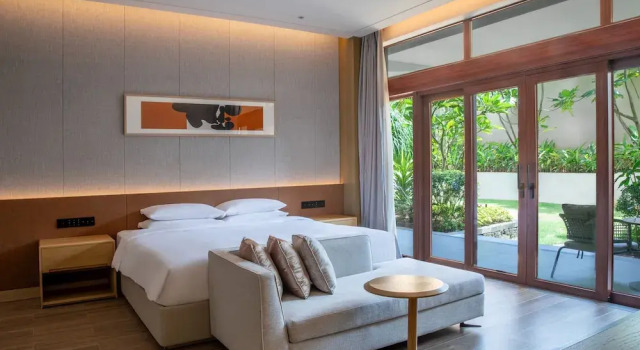 Двухместный семейный номер Standard с видом на сад Grand Hyatt Shenzhou Peninsula