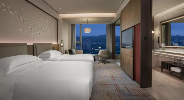 Premium dwuosobowy pokój z widokiem na miasto InterContinental Quanzhou by IHG