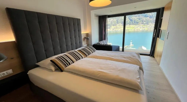 Двухместный номер Standard с балконом и с видом на озеро Seehotel Hoffmann