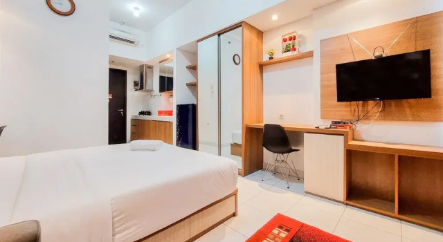 Warm And Homey Studio Room Casa De Parco Apartment