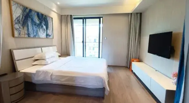 Люкс с 2 комнатами Ping'an Apartment (Shanghai Fudan Cancer Hospital Pudong Branch Kangxin Highway Subway Station)