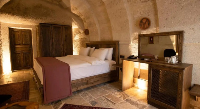 Двухместный номер Deluxe Cave с джакузи Medusa Cave Hotel