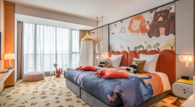 Luksusowy dwuosobowy rodzinny pokój Pullman Jiaxing Pinghu Excellence