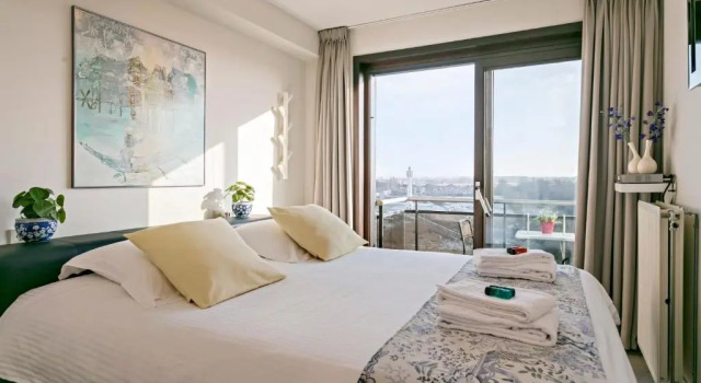 Апартаменты Comfortable Appartement With sea View 2 Terraces