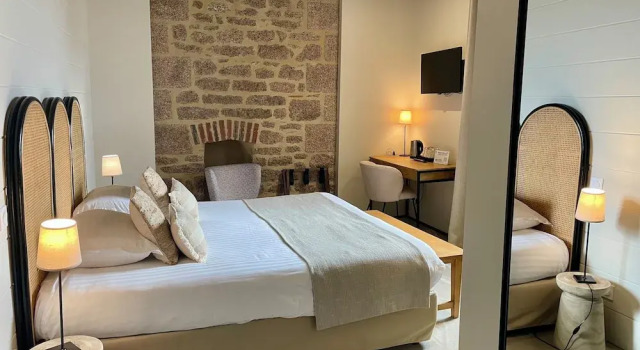Номер Superior с видом на сад Hôtel Les Costans, The Originals Relais