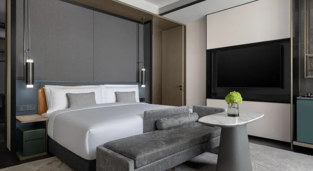 Люкс c 1 комнатой с балконом и с видом на реку Kimpton Suzhou Bamboo Grove by IHG