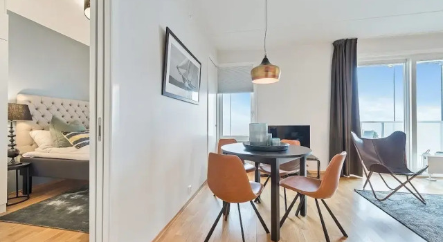 Апартаменты c 1 комнатой с видом на восход Wright Apartments - Sørenga