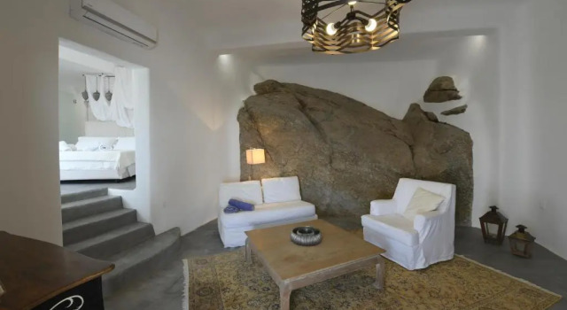 Люкс Deluxe с видом на море Mykonos Teatro Suites and Villa