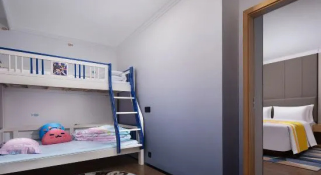Kényelem családi lakosztály a városra néző kilátással Wandai Hotel