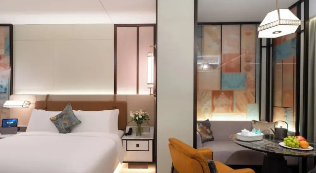 Одноместный номер Standard с видом на парк Shantou DIOTEL Queen Hotel