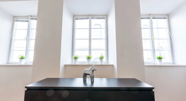St. Nicholas Church view apartment, Забронировать Апартаменты/квартира Апартаменты Праги, рядом с Театр Svanda, Апартаменты/квартира