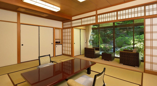 Номер Japanese Style 12 Tatami Mats Arima Onsen Gekkoen Yugetsusanso