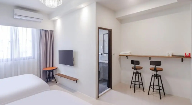 Standard- firedobbelt familie værelse Spring Rain Hostel