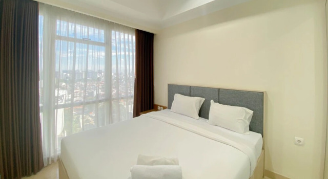 Апартаменты Spacious And Combined 2Br At Menteng Park Apartment
