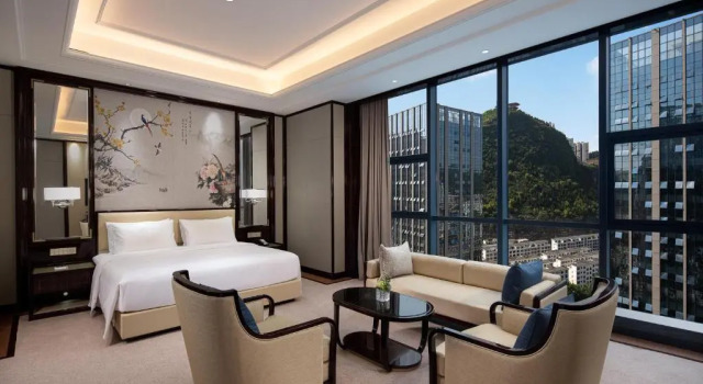Люкс Deluxe Wyndham Grand Tongren Downtown Hotel