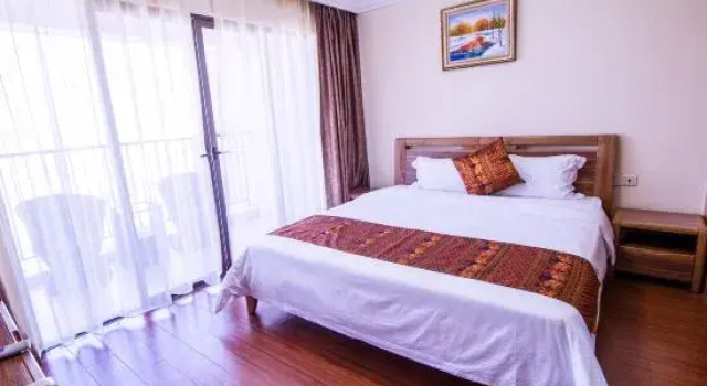 Люкс с 2 комнатами с видом на море Weifudun Holiday Apartment (Hailing Island Poly Silver Beach)