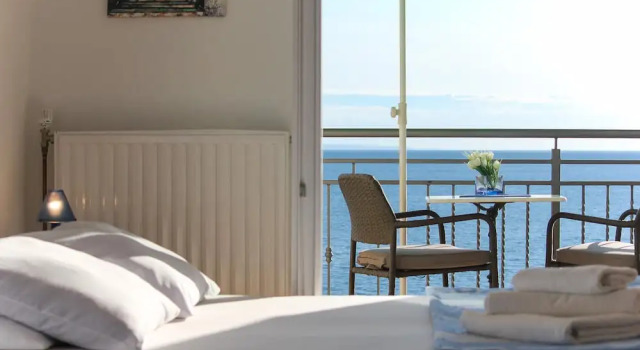 Апартаменты c 1 комнатой с балконом и с видом на море Apartments Villa Alex