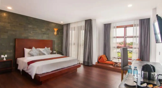 Двухместный номер Deluxe с балконом Eco Villa