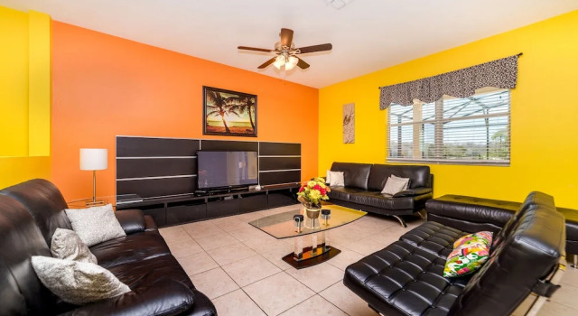 Семейная вилла Shv1189ha - 7 Bedroom Villa In Crystal Cove, Sleeps Up To 16, Just 6 Miles To Disney