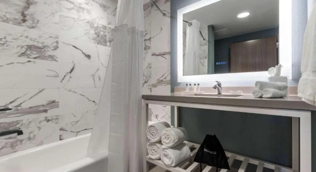 Четырёхместный люкс c 1 комнатой Cambria Hotel West Orange