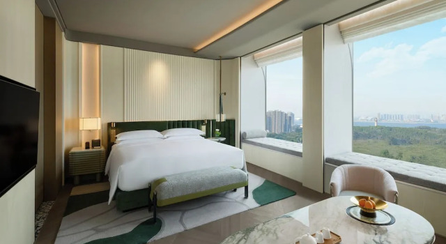 Двухместный номер Deluxe с видом на море Fairmont Xiamen