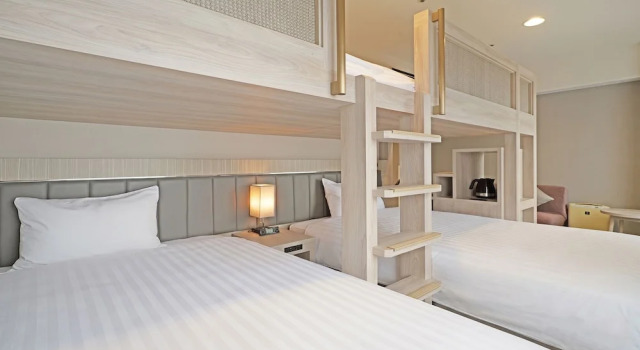 Четырёхместный номер Standard QuintessaHotel KagoshimaTenmonkan Relax&Sleep