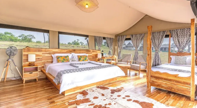 Malaika Mara River Luxury Camp, Забронировать Отель Бизнес-отели Серенгети, 4* 5*