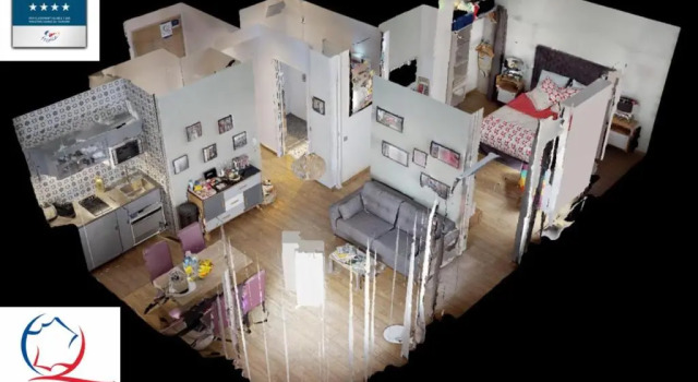 Апартаменты Appartement cosy avec balcon au coeur de Grenoble