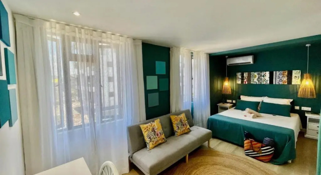 Апартаменты c 1 комнатой Modern apartment - Excellent location 50m from the beach, restaurants, bars, shops