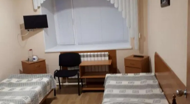 Bett im Wohnheim Evropa