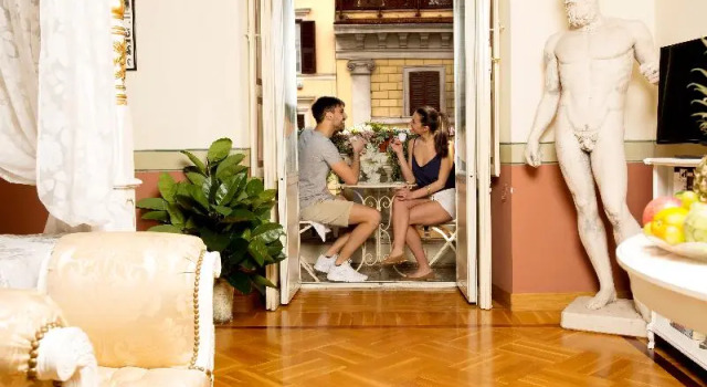 Номер Standard с балконом Nerva Accommodation Cavour