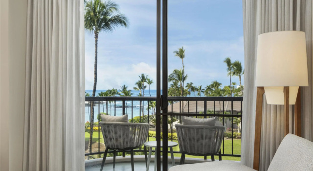 Двухместный номер Palace с видом на океан Hilton Waikoloa Village