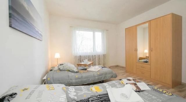 Семейные апартаменты с 2 комнатами с балконом и с видом на озеро Bellevue apartment