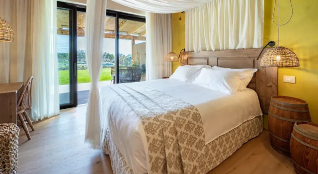 Номер Standard с видом на бассейн Conti Thun Wine Resort