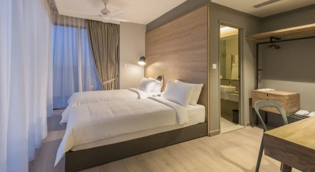 Семейные апартаменты с 3 комнатами Jinhold Hotel & Serviced Apartment Miri