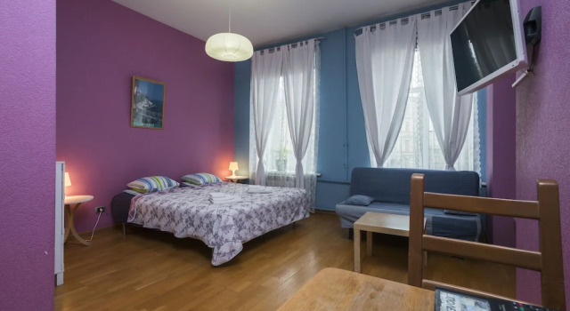 Четырёхместный номер Standard с видом на канал Italian Rooms on Griboedova 35